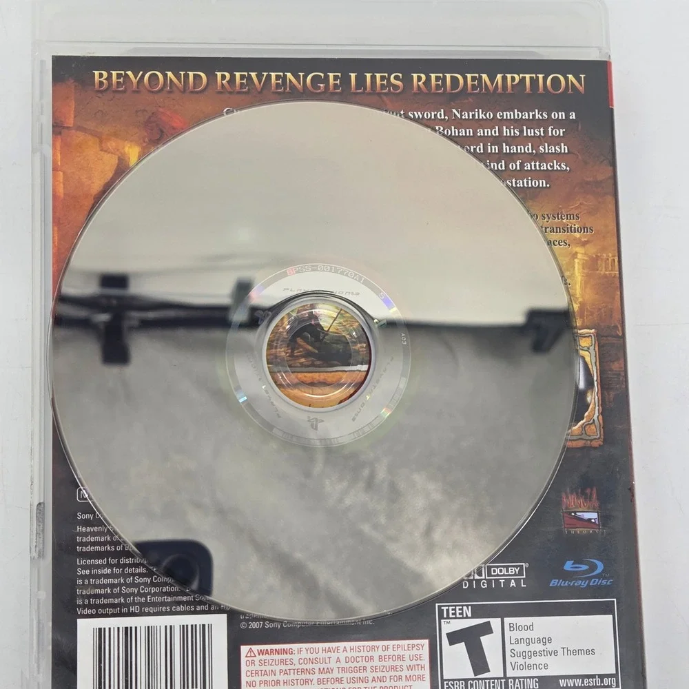 Heavenly Sword Sony PlayStation 3 PS3 2007 Action Adventure CIB Complete